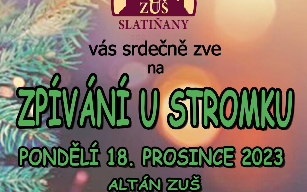 Zpívání u stromku