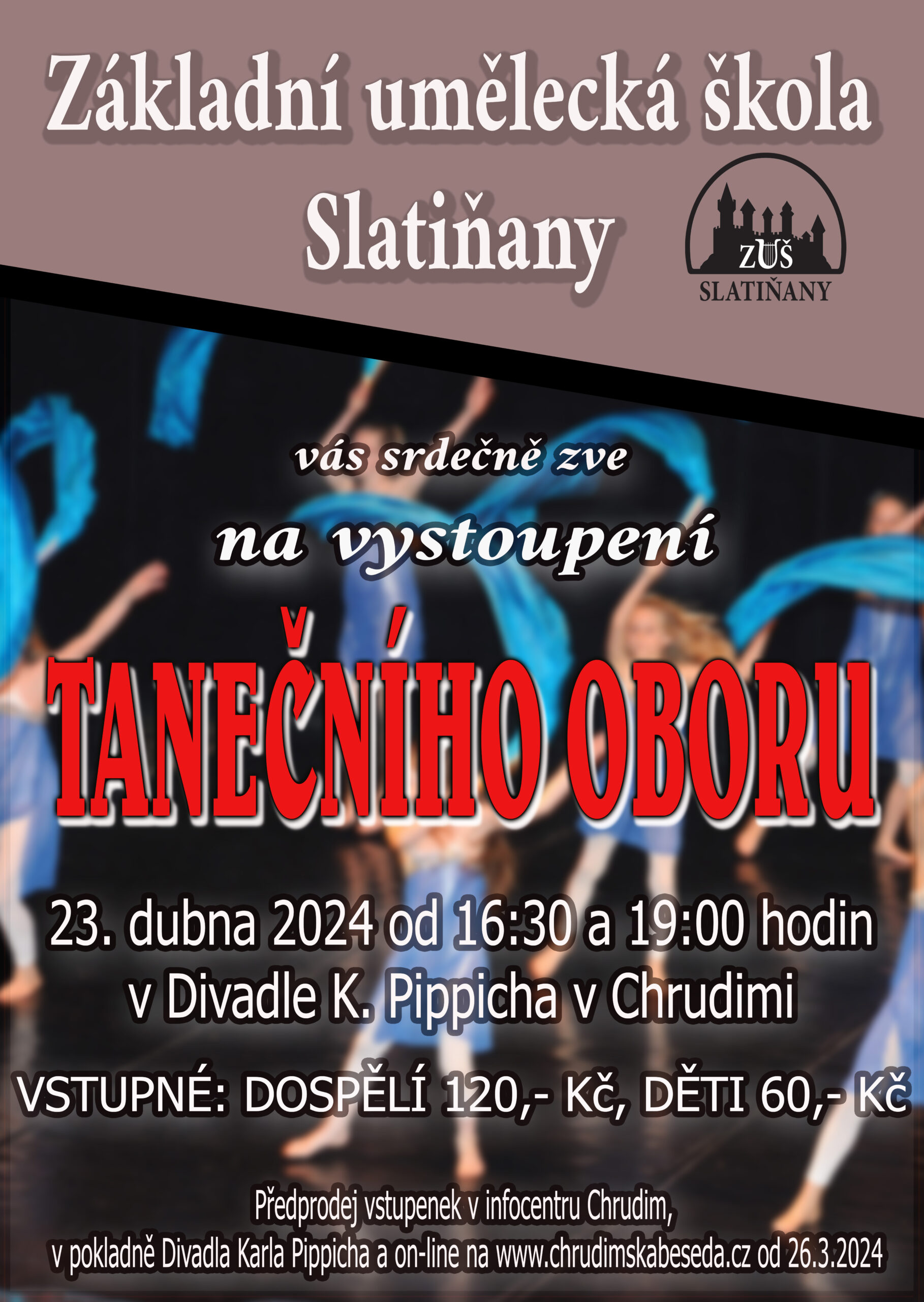 Vystoupení tanečního oboru a pěveckého sboru