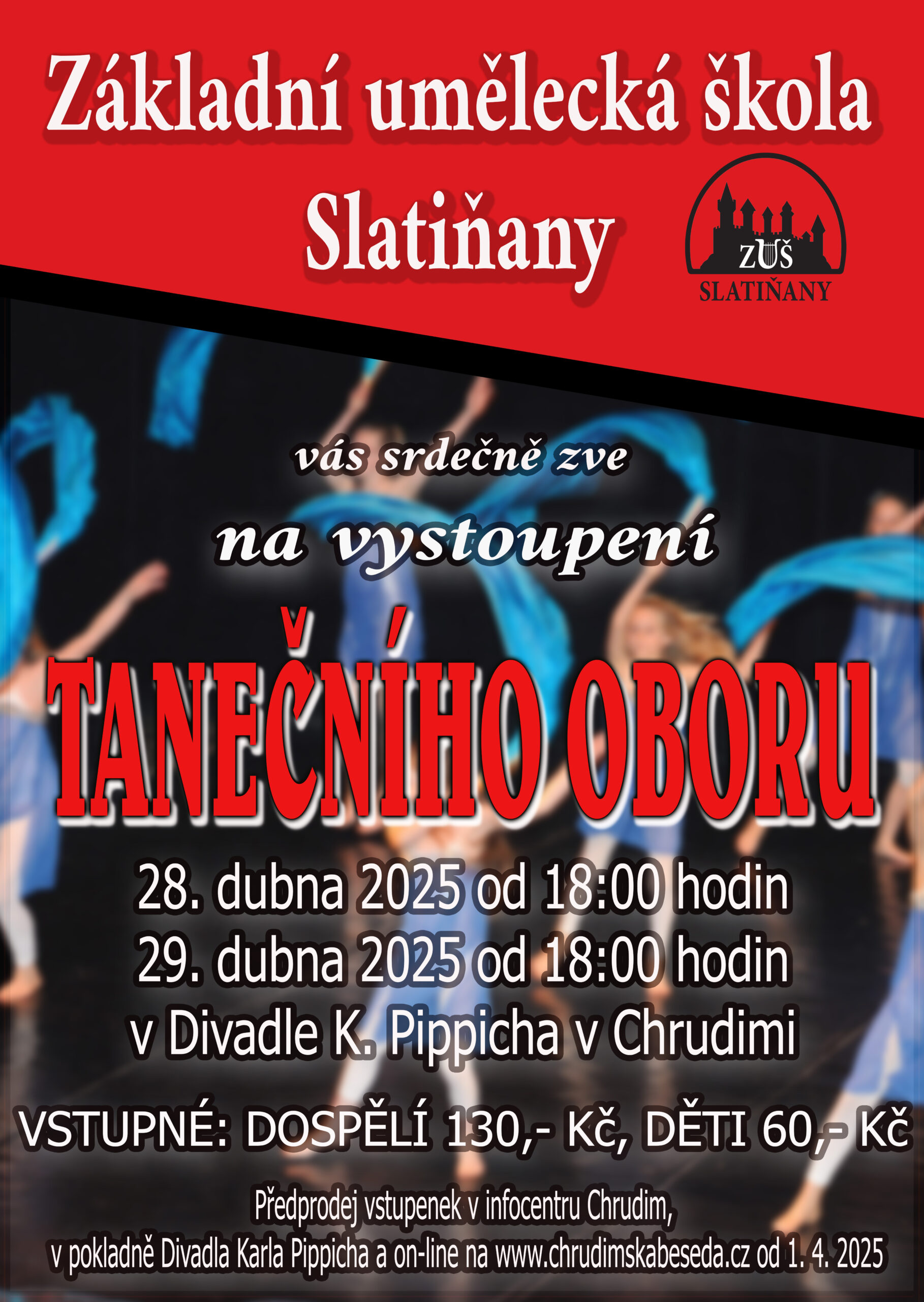 Vystoupení tanečního oboru
