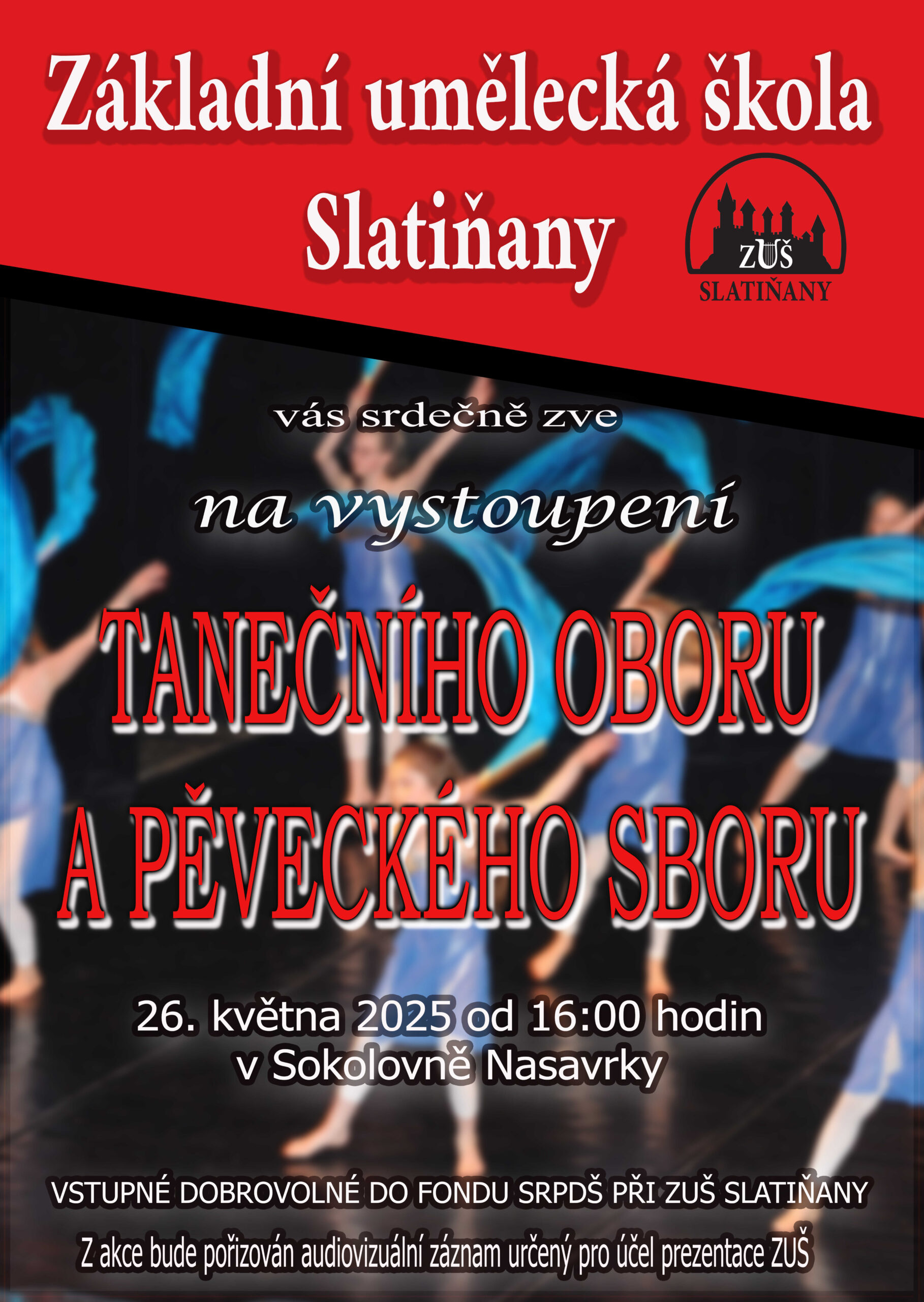 Vystoupení tanečního oboru a pěveckého sboru