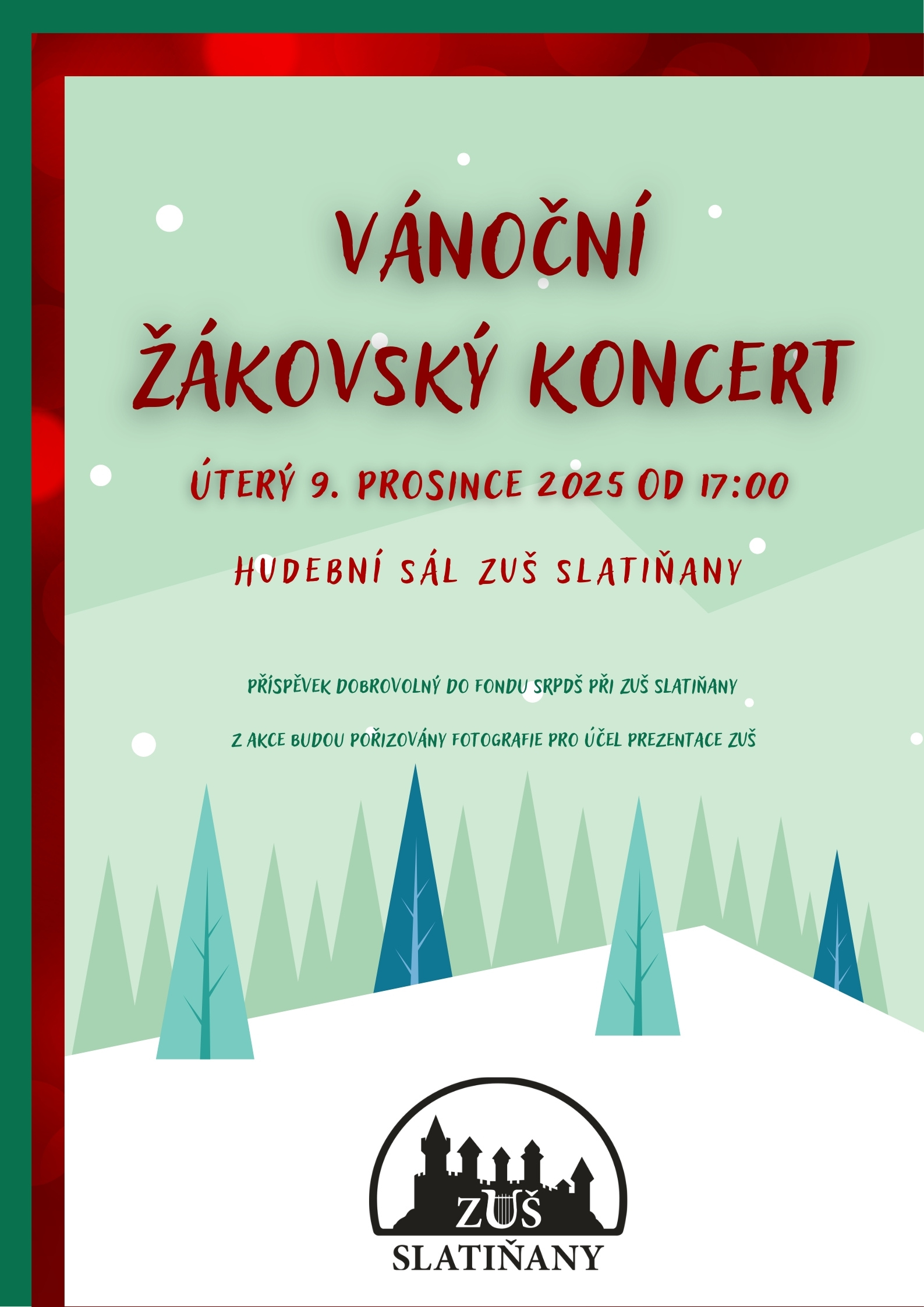 Vánoční žákovský koncert