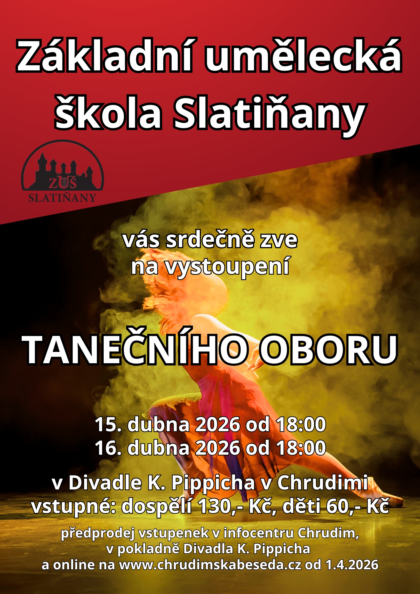 Vystoupení tanečního oboru