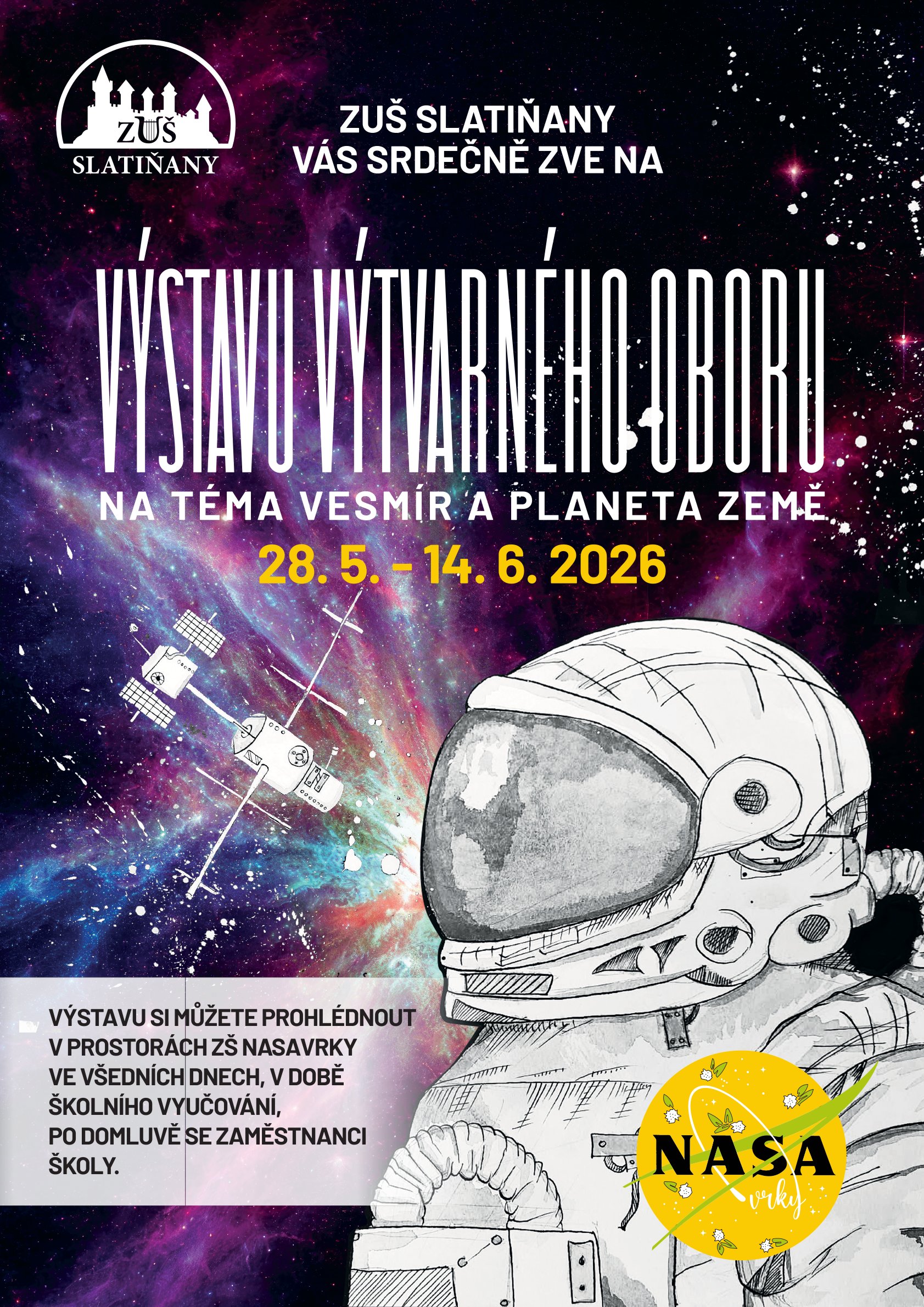 Výstava výtvarných prací žáků ZUŠ v Nasavrkách